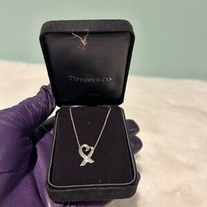 Tiffany & Co. Diamond Loving Heart Necklace